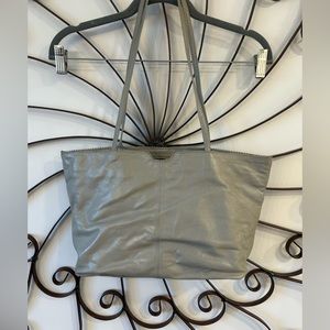 LATICO Gray Leather Tote